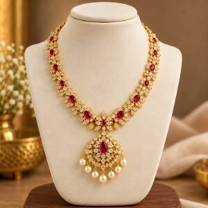 Elegant Gold-Tone Imitation Necklace ✨